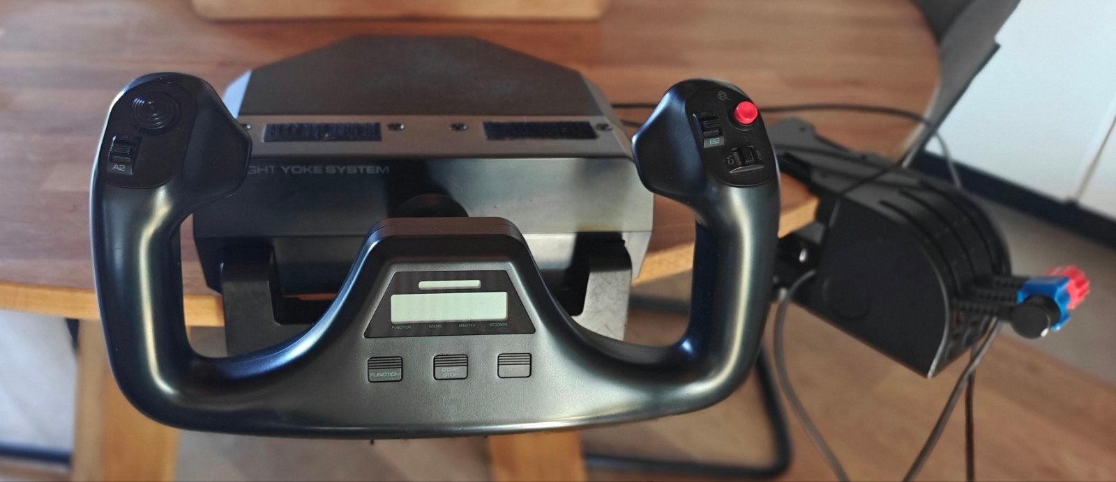 Logitech G Saitek Pro Flight Yoke, Computers en Software, Joysticks, Ophalen, Zo goed als nieuw, Logitech