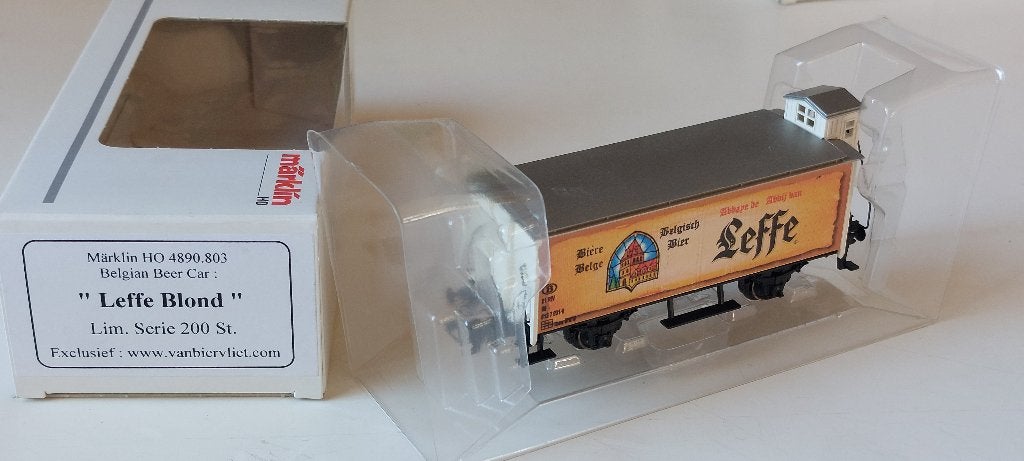 SNCB/NMBS MARKLIN BELGIAN BEER CAR*LEFFE*HO*AC, Hobby & Loisirs créatifs, Neuf, Analogique, Wagon, Courant continu