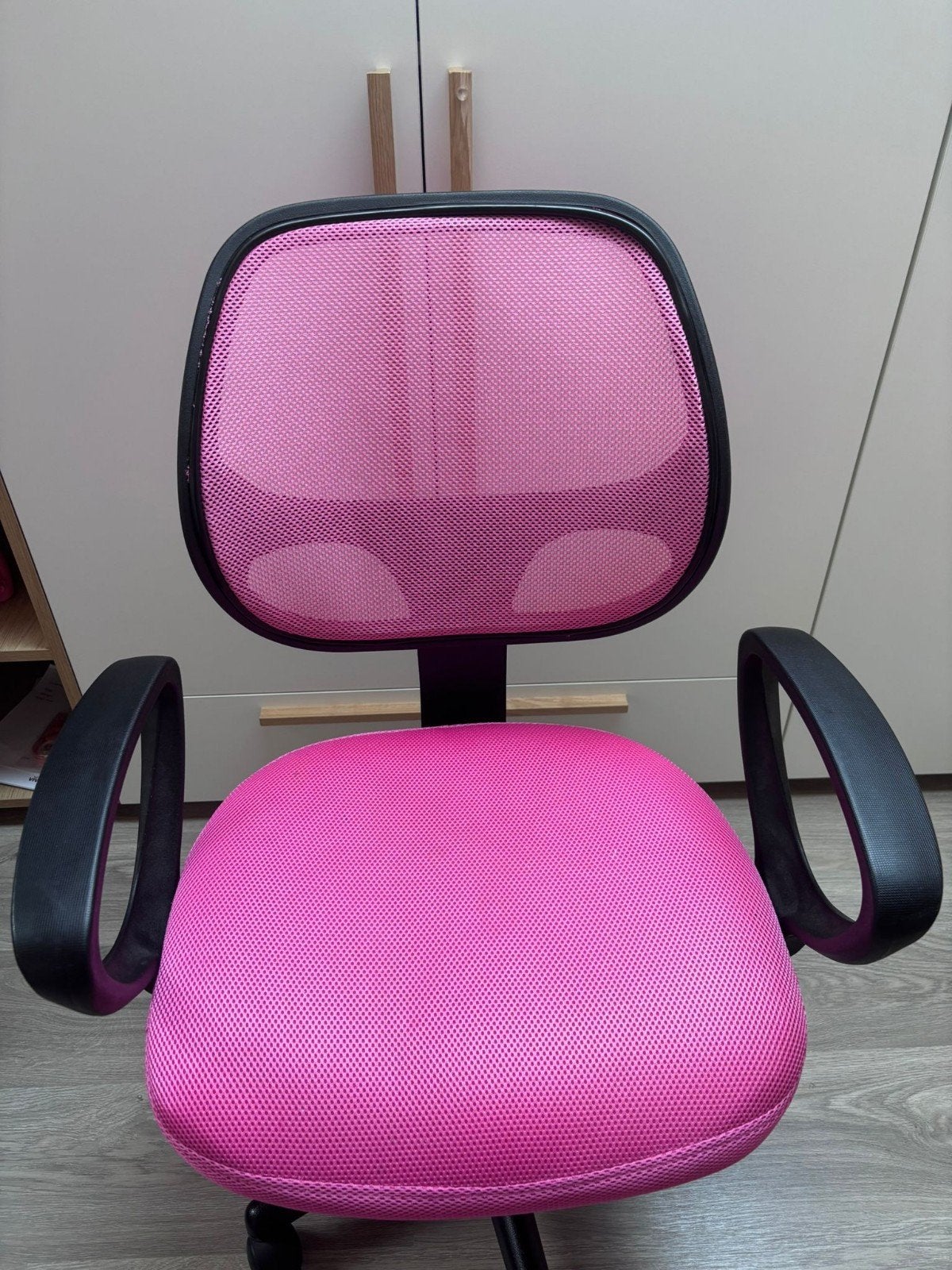 bureau stoel, Ophalen, Gebruikt, Roze, Bureaustoel