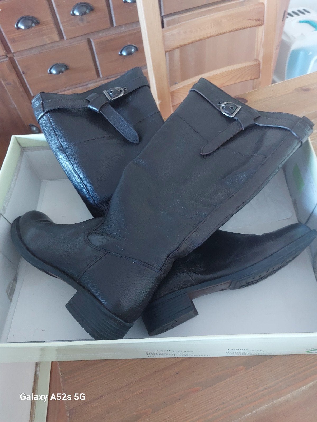 chaussures dame, Lady boots, Comme neuf, Brun, Enlèvement