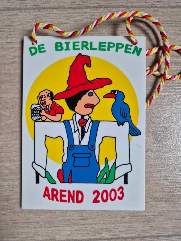 Carnaval Aalst medaille De Bierleppen 2003, Ophalen of Verzenden