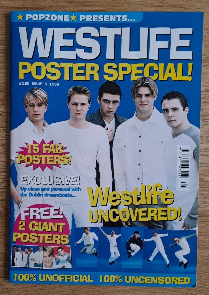 Westlife Poster Special 1999, Verzamelen, Ophalen of Verzenden, Zo goed als nieuw, A1 t/m A3, Muziek
