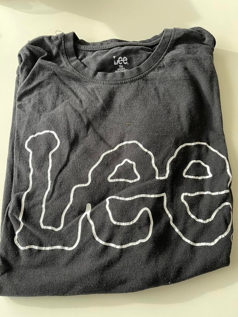 Tshirt. Lee. Maat 3 xl, Kleding | Heren, Verzenden, Gedragen, Zwart