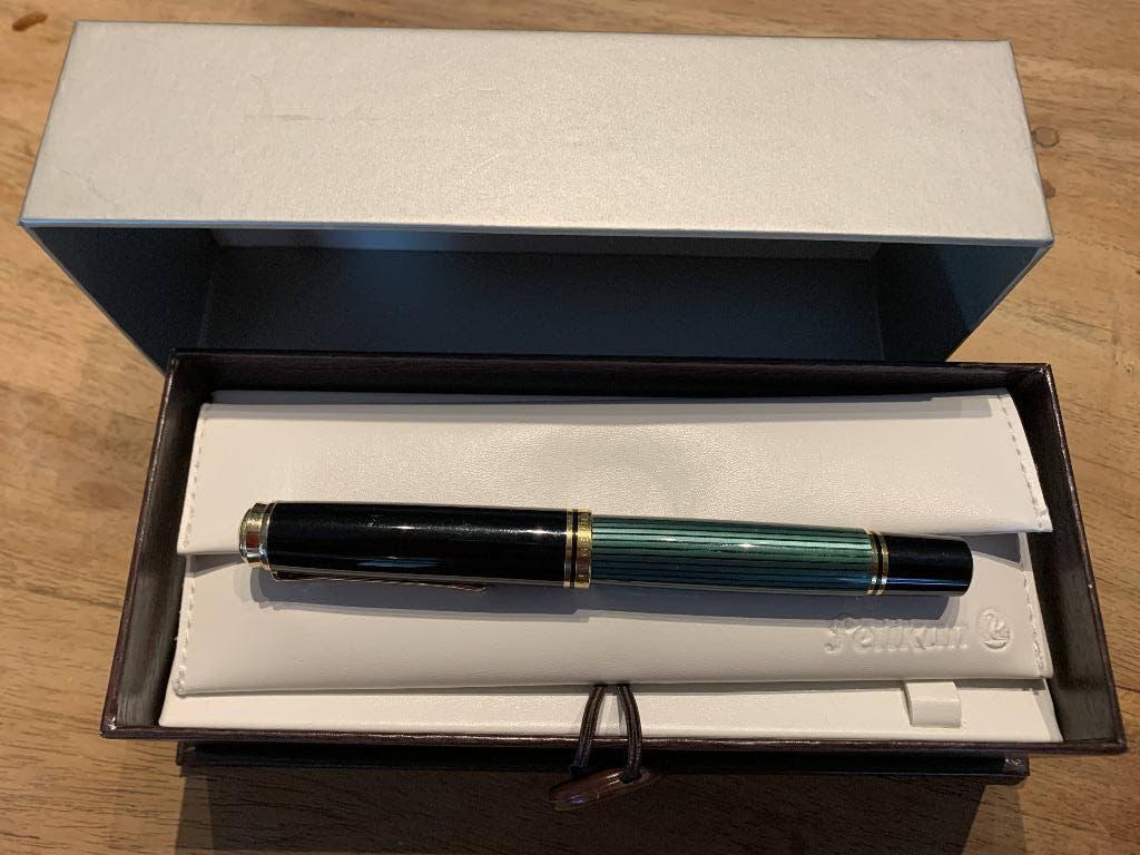 Pelikan M1000 SOUVERÄN noir-vert, Enlèvement ou Envoi, Comme neuf