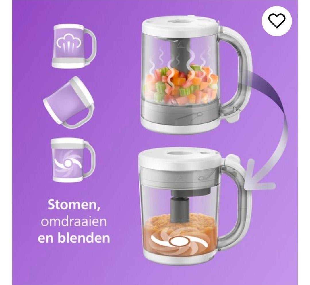 préparateur d'aliments pour bébés, Ophalen