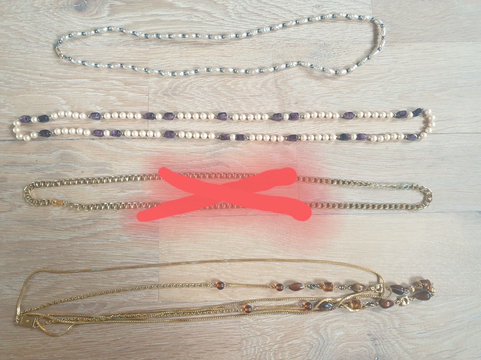 Colliers entre 30 et 40 cm

- collier en perles de rivière, Enlèvement ou Envoi