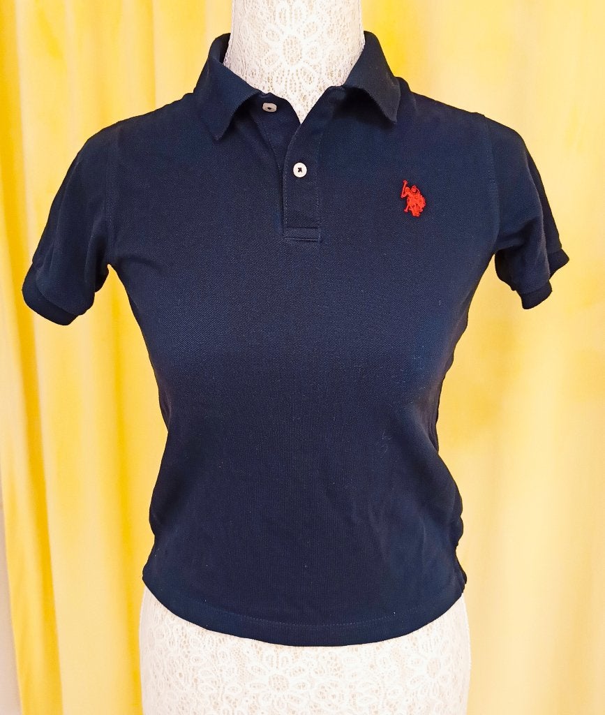 Polo de la U.S. Polo Assn. Taille 8/128, Enlèvement ou Envoi, Comme neuf, Taille 34 (XS) ou plus petite, Bleu