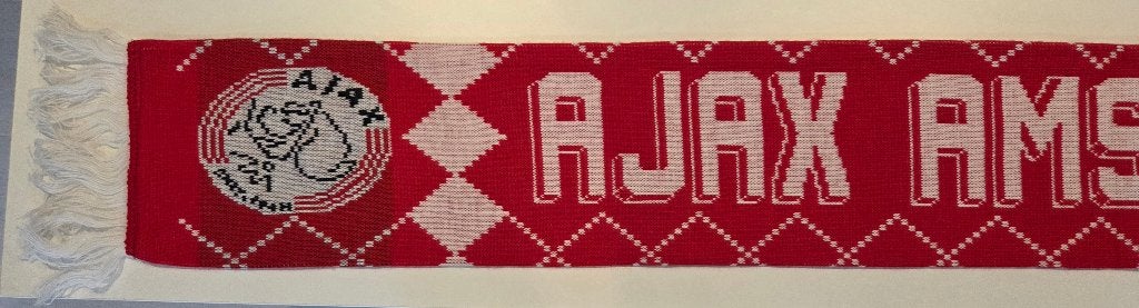 Ajax Amsterdam sjaal - Oud logo (Jaren 80 / 90), Ophalen of Verzenden, Nieuw, Vaantje of Sjaal