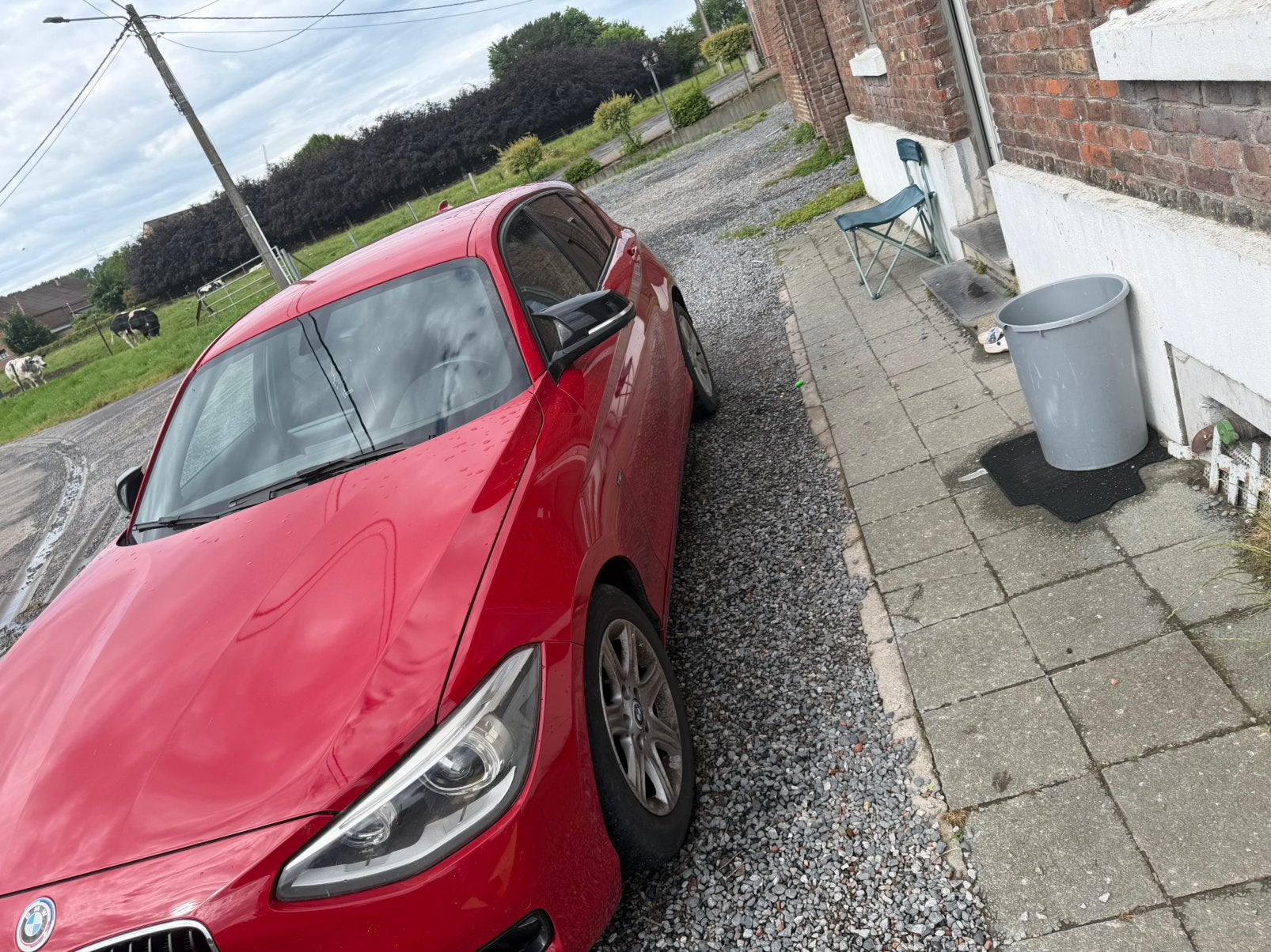 BMW 118i Turbo, Rouge, Euro 5, Achat, Boîte manuelle