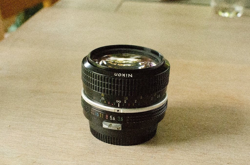 nikon nikkor 28mm f/3.5 pre-ai, Enlèvement, Utilisé, Objectif grand angle