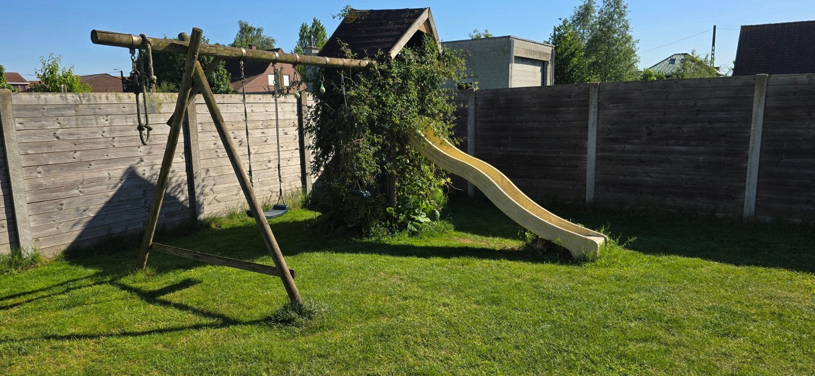 Gratis glijbaan en schommels, Tuin en Terras, Ophalen