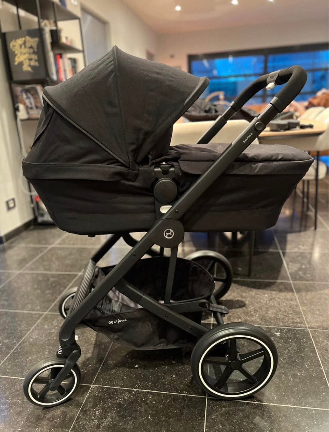 Cybex Balios S 2-in-1 + Aton B2 I-size (complete set), Kinderen en Baby's, Kinderwagens en Combinaties, Nieuw, Verstelbare duwstang
