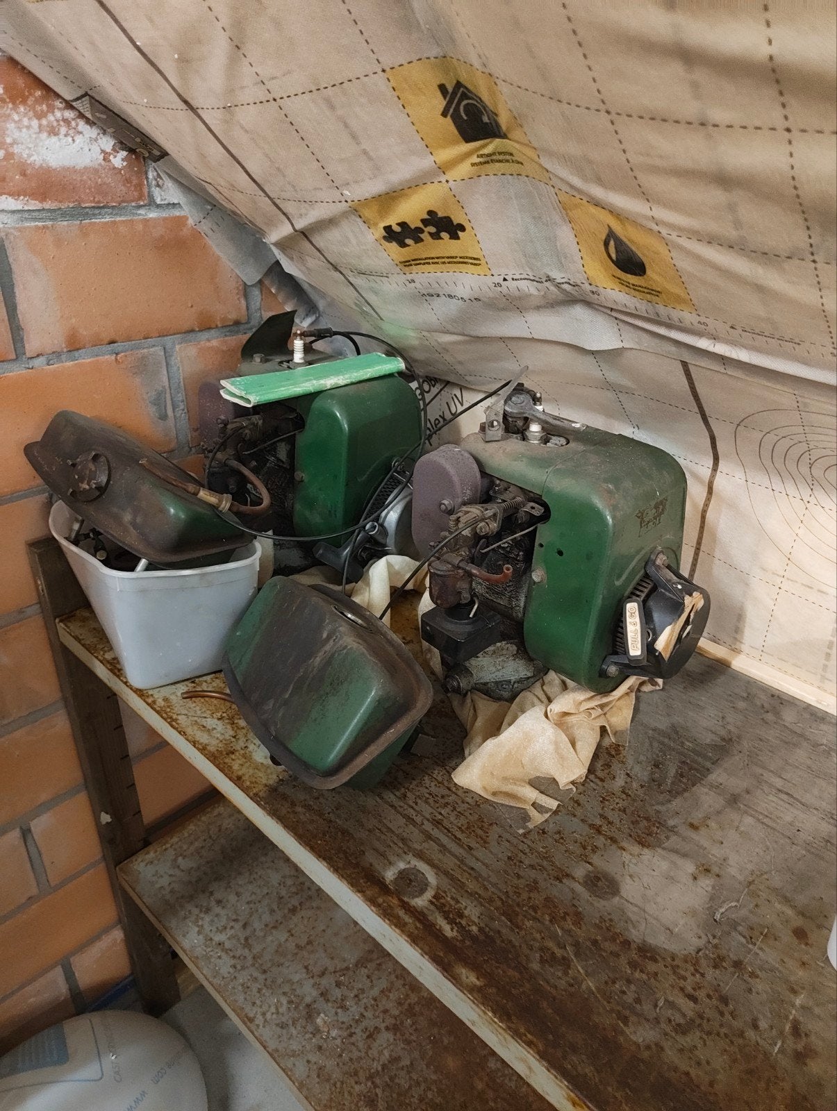 2x Atco motor, Tuin en Terras, Ophalen