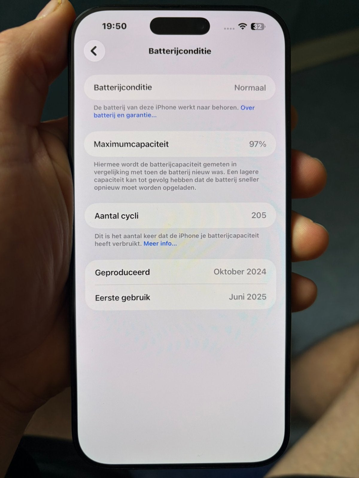 iPhone16 Pro Max Blk Titanium –97% batterij - perfecte staat, Telecommunicatie, 97 %, Zwart, IPhone 16 Pro Max, Zo goed als nieuw