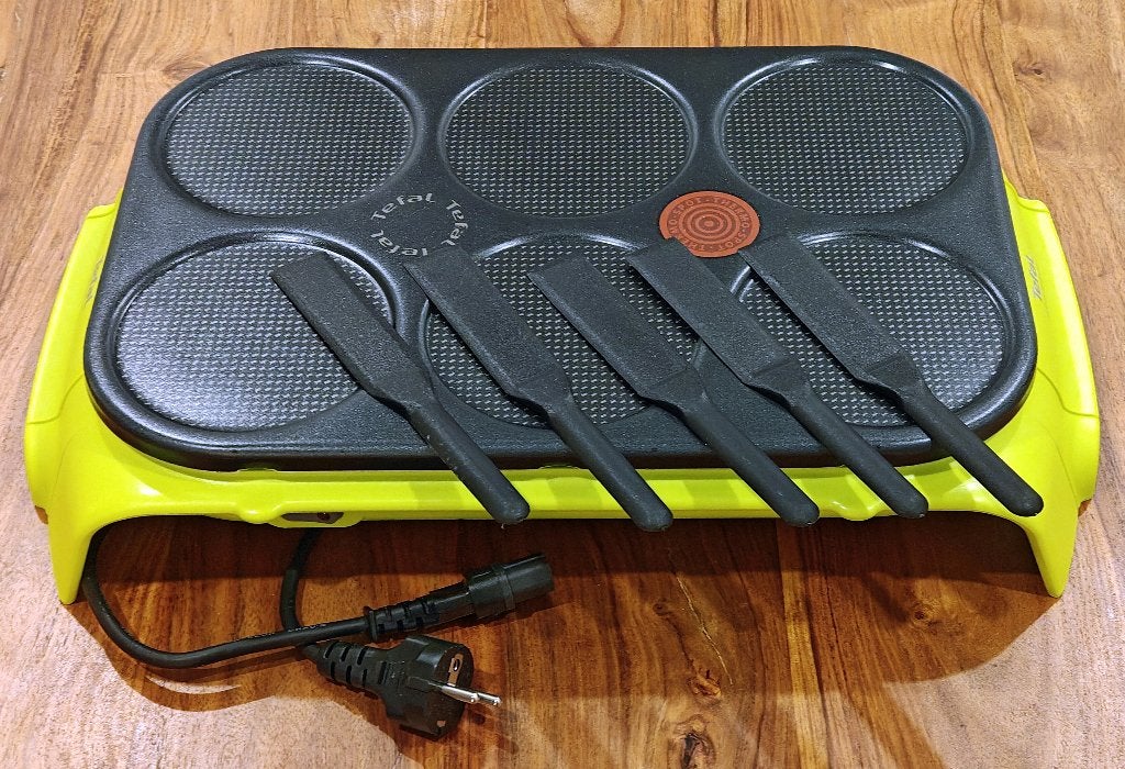 Tefal - Crep'Party pour 6 crêpes - jamais utilisé !, Enlèvement, Comme neuf, 4 à 7 personnes