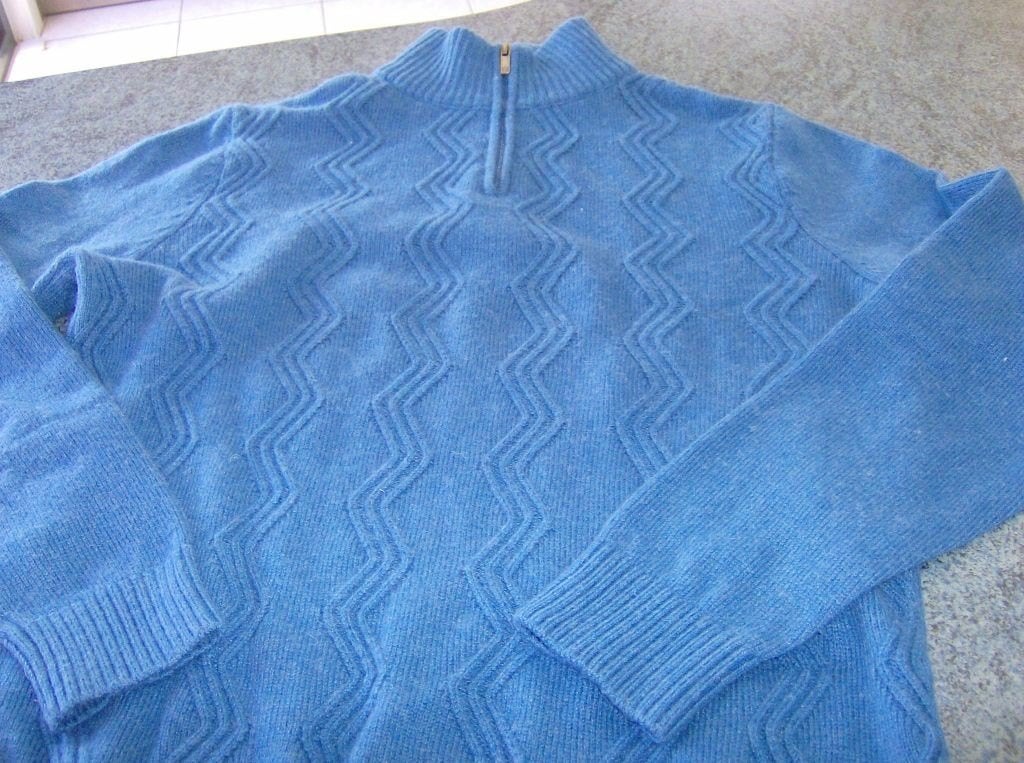 Wollen Herentrui - lichtblauw- maat M -, Kleding | Heren, Truien en Vesten, Ophalen, Maat 48/50 (M)