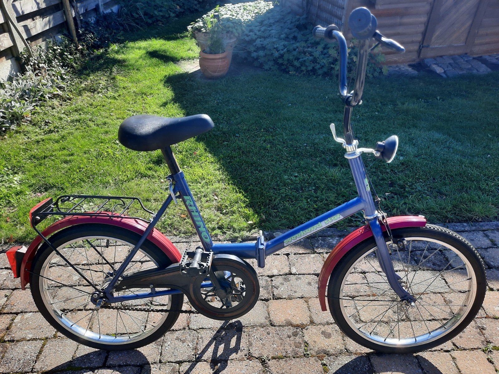 plooifiets rijklaar, Fietsen en Brommers, Ophalen, Terugtraprem