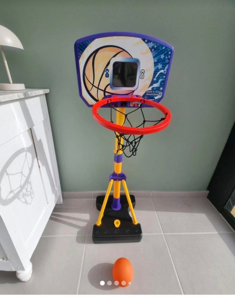 VTech basketbalmand + bal, Kinderen en Baby's, Speelgoed | Vtech, Ophalen