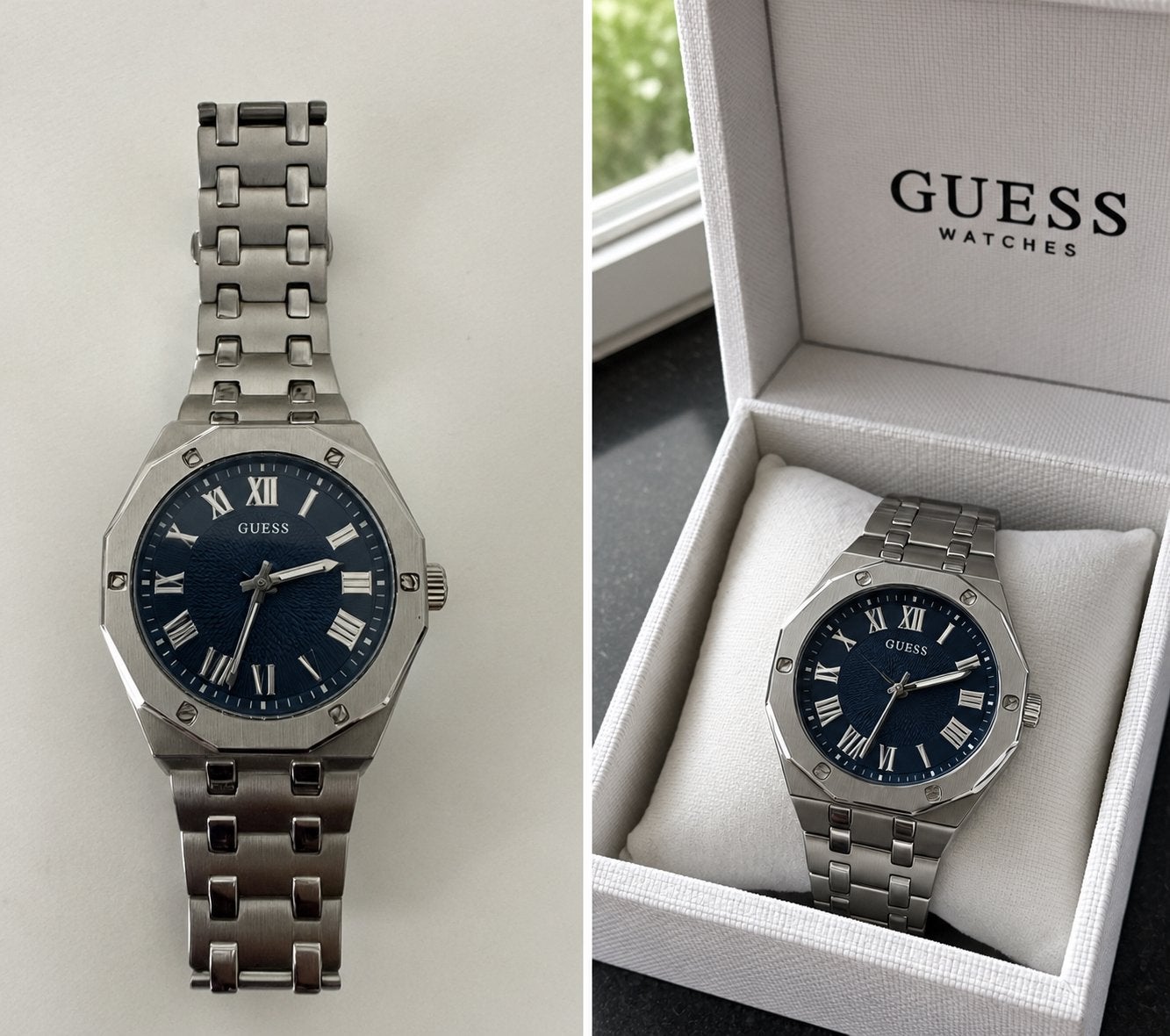 Montre guess hommes, Handtassen en Accessoires, Ophalen, Zo goed als nieuw