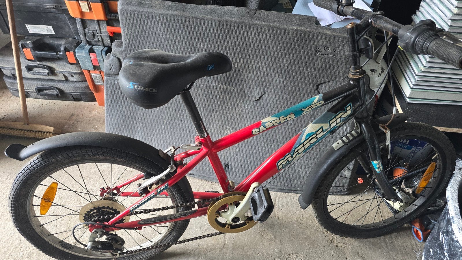 Marlin moutenbike 7 versnellingen, Ophalen