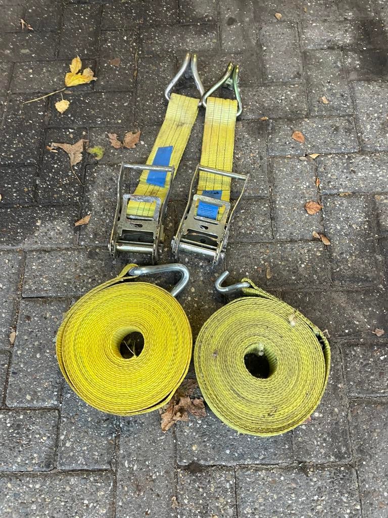 20 spanbanden 10 ton, Ophalen, Zo goed als nieuw
