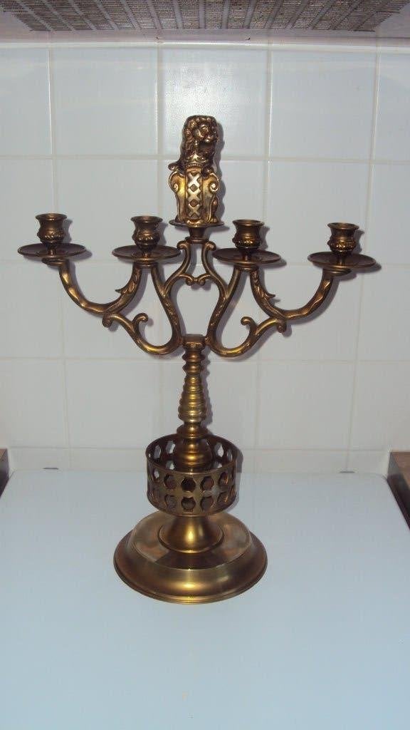 chandelier ancien d'Amsterdam, Antiquités & Art, Enlèvement ou Envoi, Cuivre ou Bronze