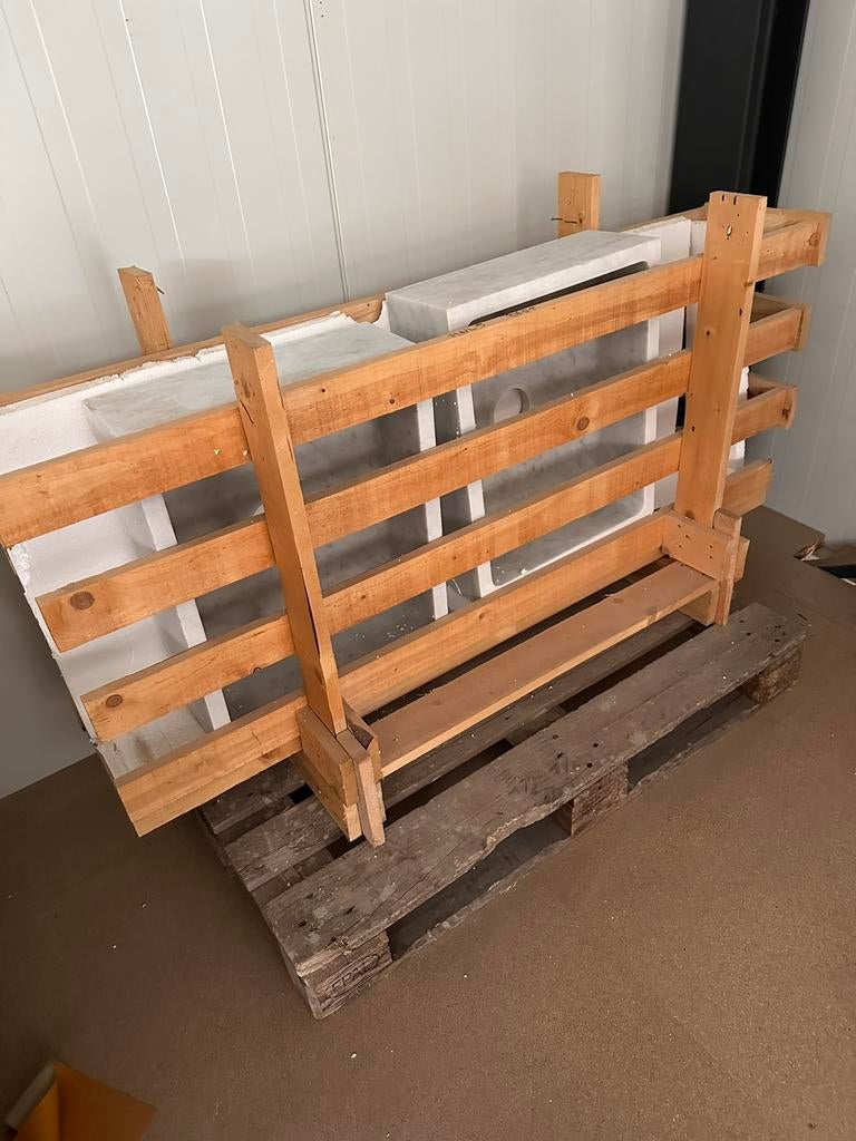 2x stenen spoelbakken, Ophalen, Nieuw, Steen, Wastafel