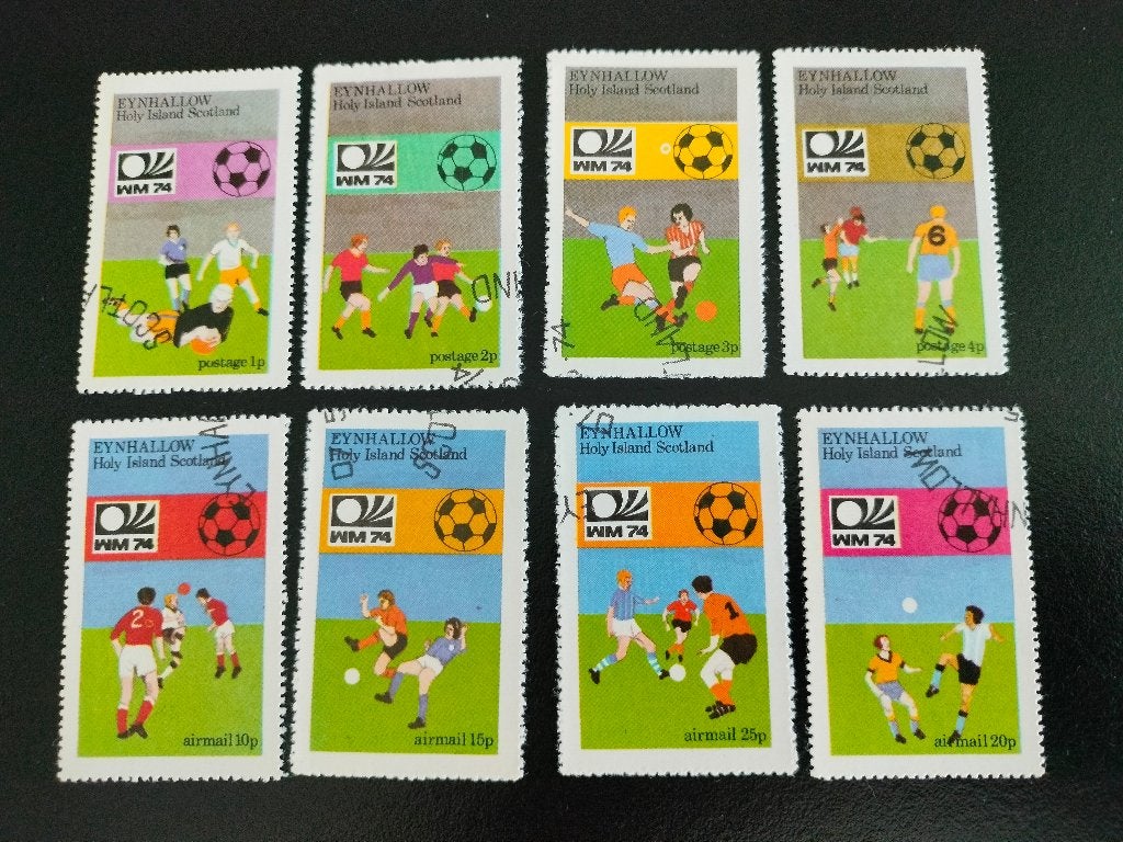 Eynhallow Holy Island Scotland 1974 - sports, football, Envoi, Affranchi