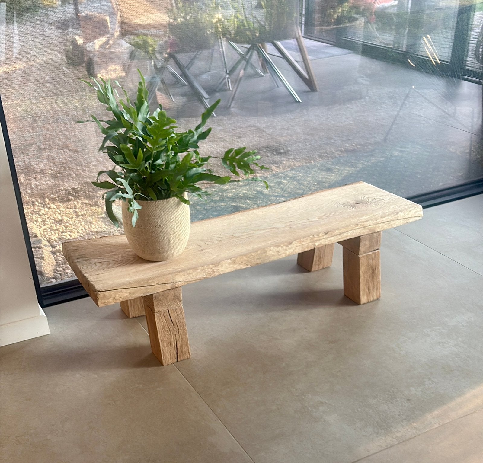 Banc en chêne, Enlèvement, Comme neuf