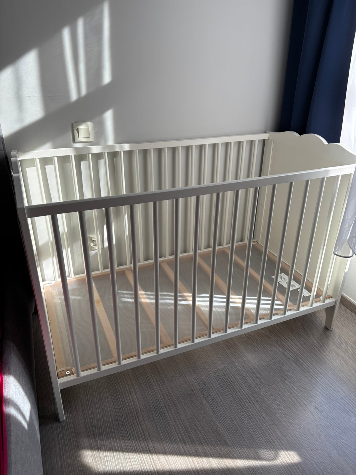 SMAGORA IKEA babybed 60x120cm, Kinderen en Baby's, Babywiegjes en Ledikanten, Ophalen, Gebruikt, Ledikant