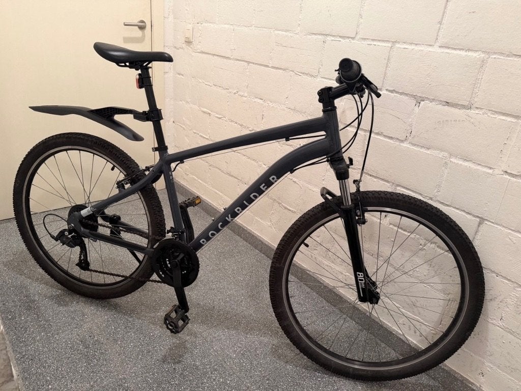 Rockrider taille L gris, Vélos & Vélomoteurs, Autres marques, Comme neuf, Enlèvement, Hommes