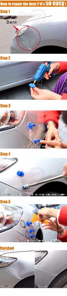 Débosselage sans peinture Outils tire bosse kit de 29 pcs, Autos : Divers, Outils de voiture, Enlèvement ou Envoi, Neuf