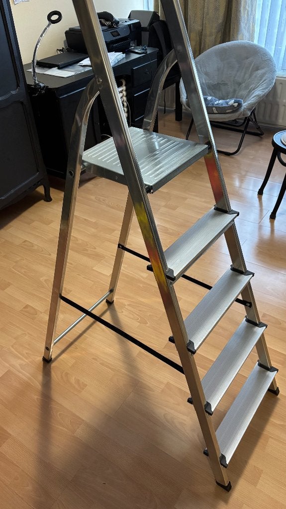 Escabeau, Doe-het-zelf en Bouw, Ladders en Trappen, Ophalen, Zo goed als nieuw, Ladder, Minder dan 2 meter