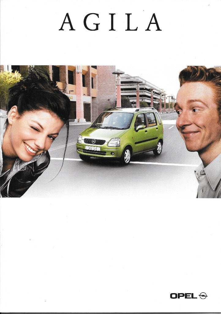 OPEL AGILA,  2 folders, Livres, Enlèvement ou Envoi, Comme neuf, Opel