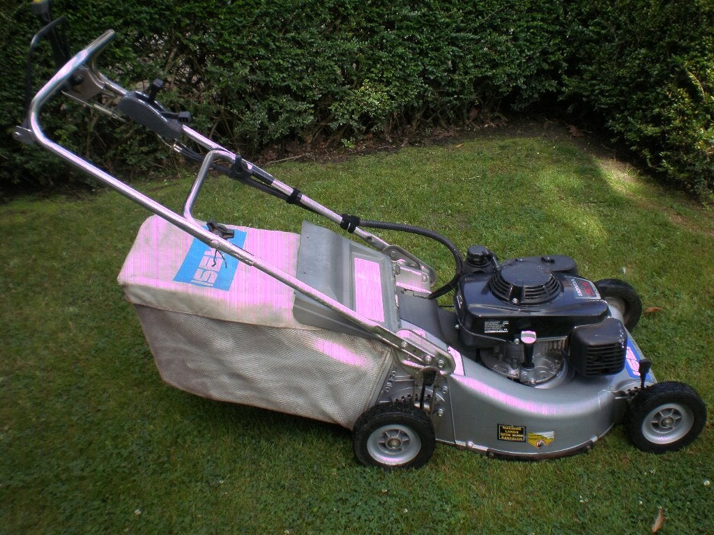 grasmachine, Tuin en Terras, Grasmaaiers, Ophalen, Cirkelmaaier, Gebruikt, Benzine-grasmaaier