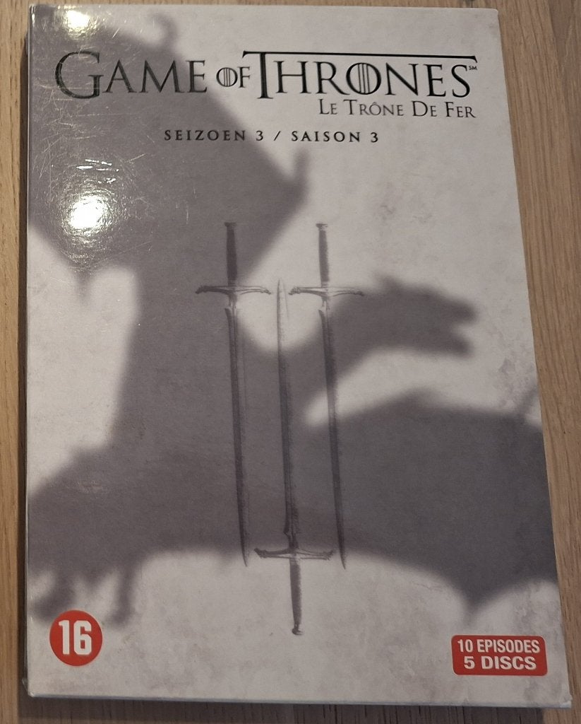 Game of  Thrones - Season 3 - 5 DVD, CD & DVD, DVD | TV & Séries télévisées, Enlèvement, Utilisé, Science-Fiction et Fantasy, Saison 3