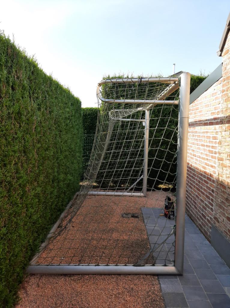Voetbalgoal, Ophalen
