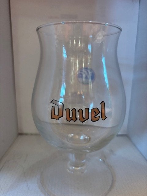 Duvelglas 60 jaar VVV te koop, Verzamelen, Ophalen of Verzenden, Zo goed als nieuw, Glas of Glazen, Duvel