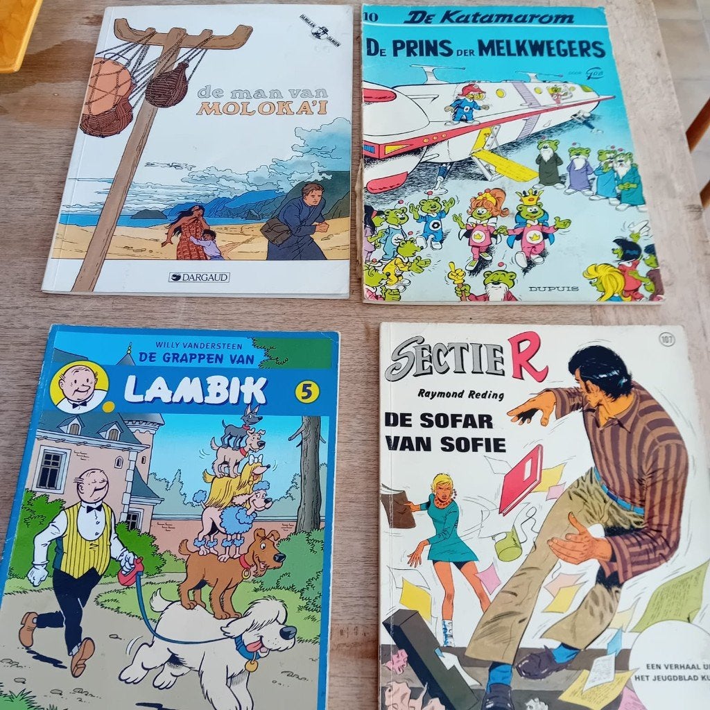 4 strips aan 0,50€ het stuk, Boeken, Meerdere stripboeken, Ophalen, Gelezen