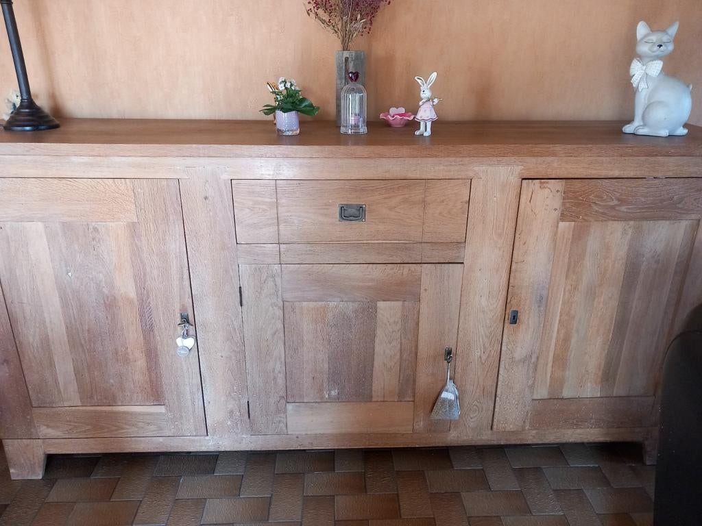 Dressoir +tafel en 6 stoelen, Ophalen