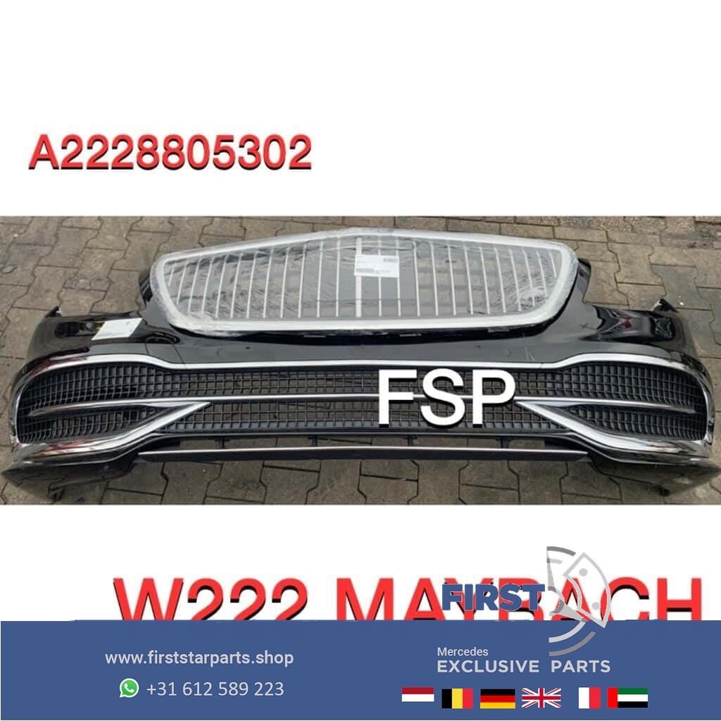 A2228805302 W222 S Klasse Mercedes MAYBACH GRIL ORIGINEEL Ra, Gebruikt, -, Ophalen of Verzenden, -