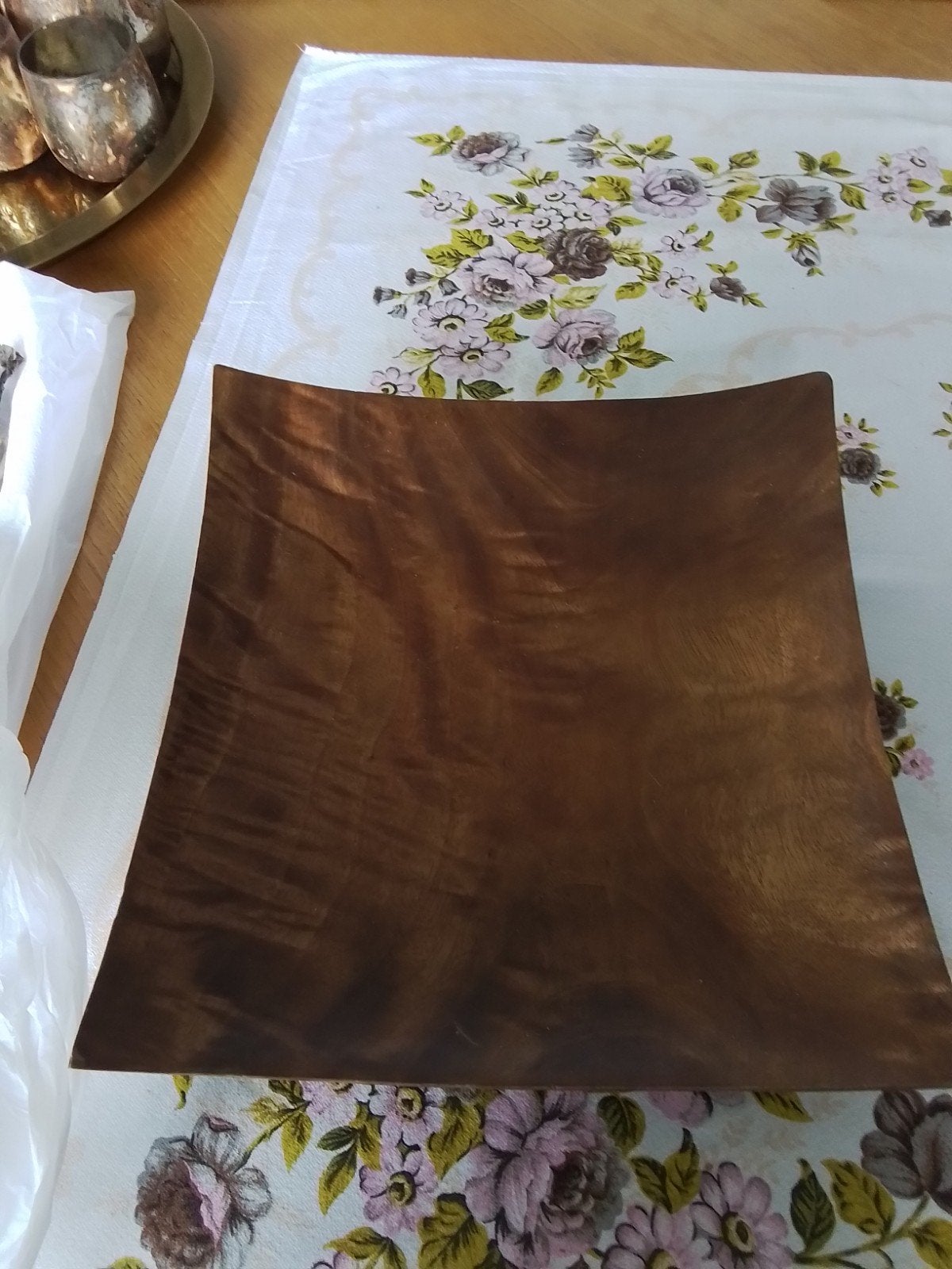 Sierstuk voor interieur in de herfst en winter. Bruine tinte, Ophalen of Verzenden