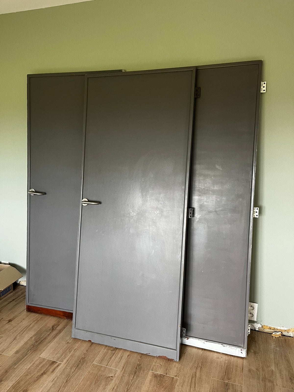 Portes intérieures à peindre avec loquet, Bricolage & Construction, Fenêtres & Moustiquaires, Utilisé, Porte intérieure, Moins de 200 cm