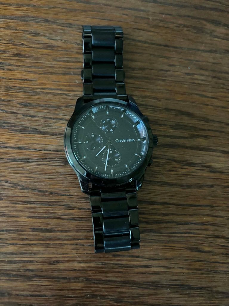 Horloge Calvin Klein, Staal, Staal, Polshorloge, Zo goed als nieuw