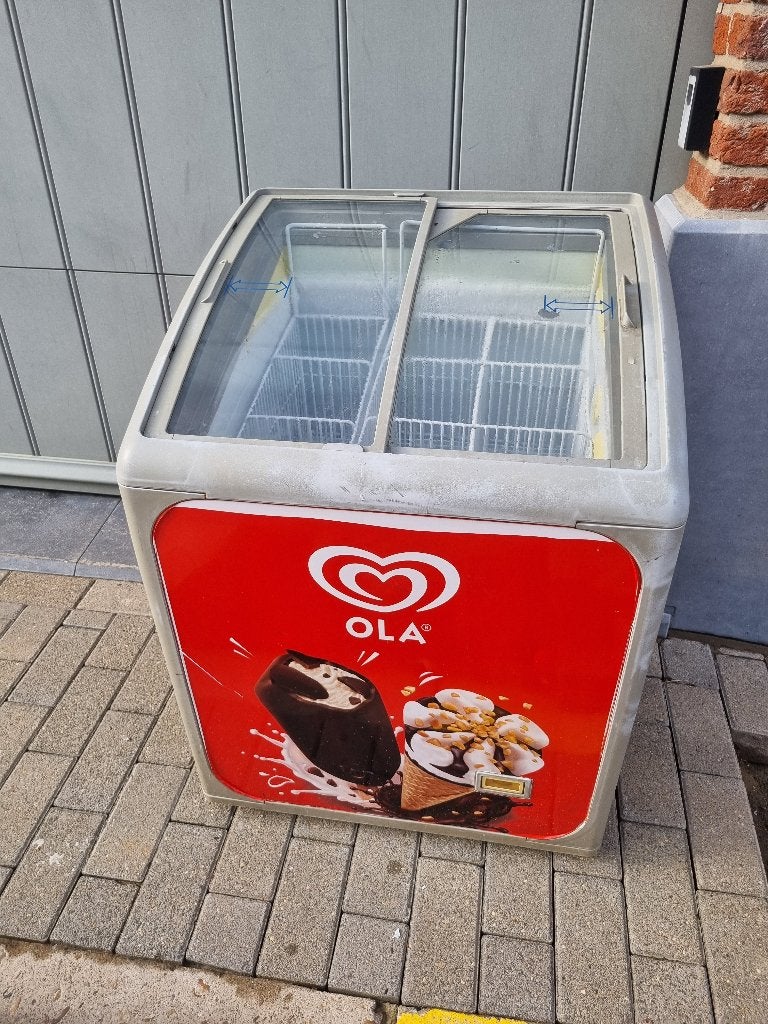 Ola diepvriezer, Elektronische apparatuur, Vrieskist, Gebruikt, Ophalen, 85 tot 120 cm