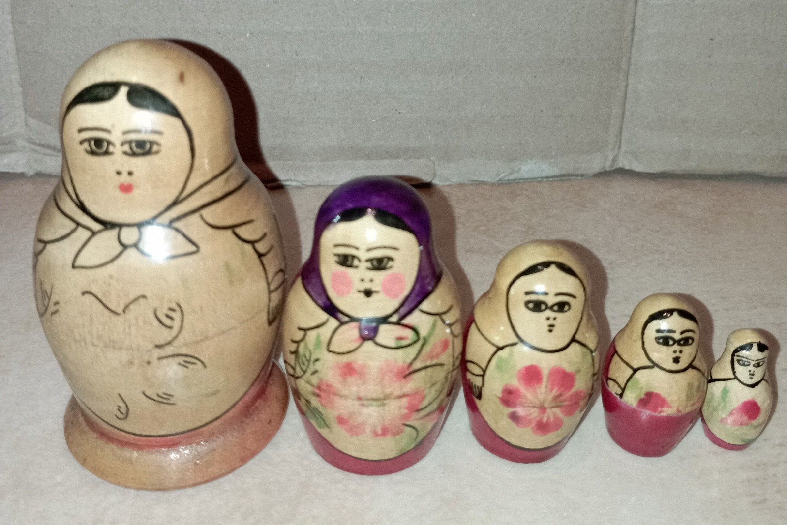 Matroesjka (5stuks), Verzamelen, Poppetjes en Figuurtjes, Ophalen of Verzenden, Gebruikt
