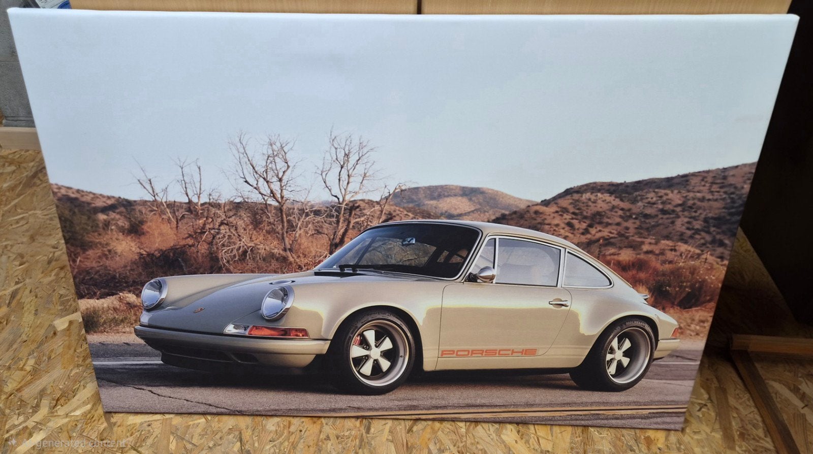 porsche canvas, Collections, Marques & Objets publicitaires, Enlèvement, Comme neuf