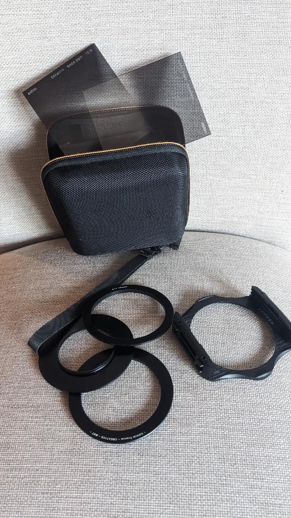 Cokin filterset — ND/GND - ringen van 52/67/72 mm + koffer, Ophalen, Zo goed als nieuw, Overige typen, Cokin