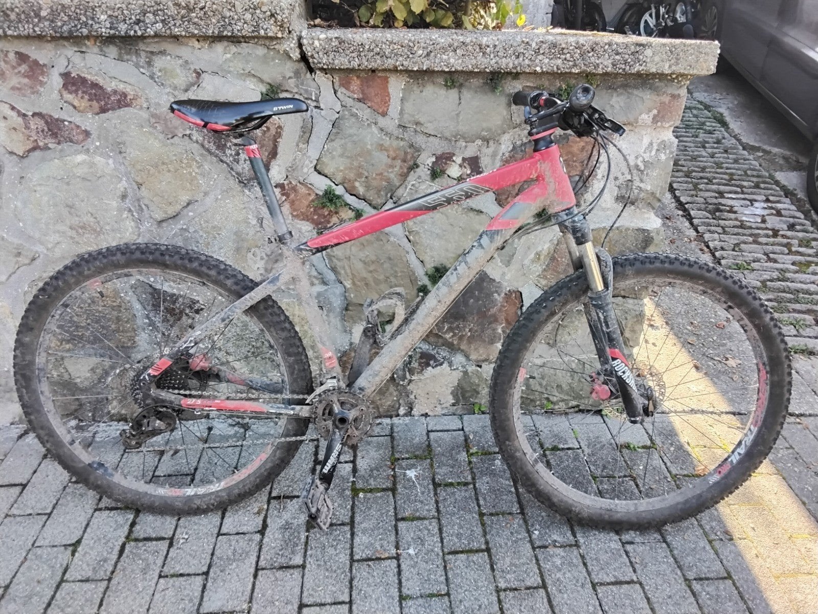 Mountainbike Rockrider st 360 „Endurigide” korte stuurpen, g, Fietsen en Brommers, Ophalen