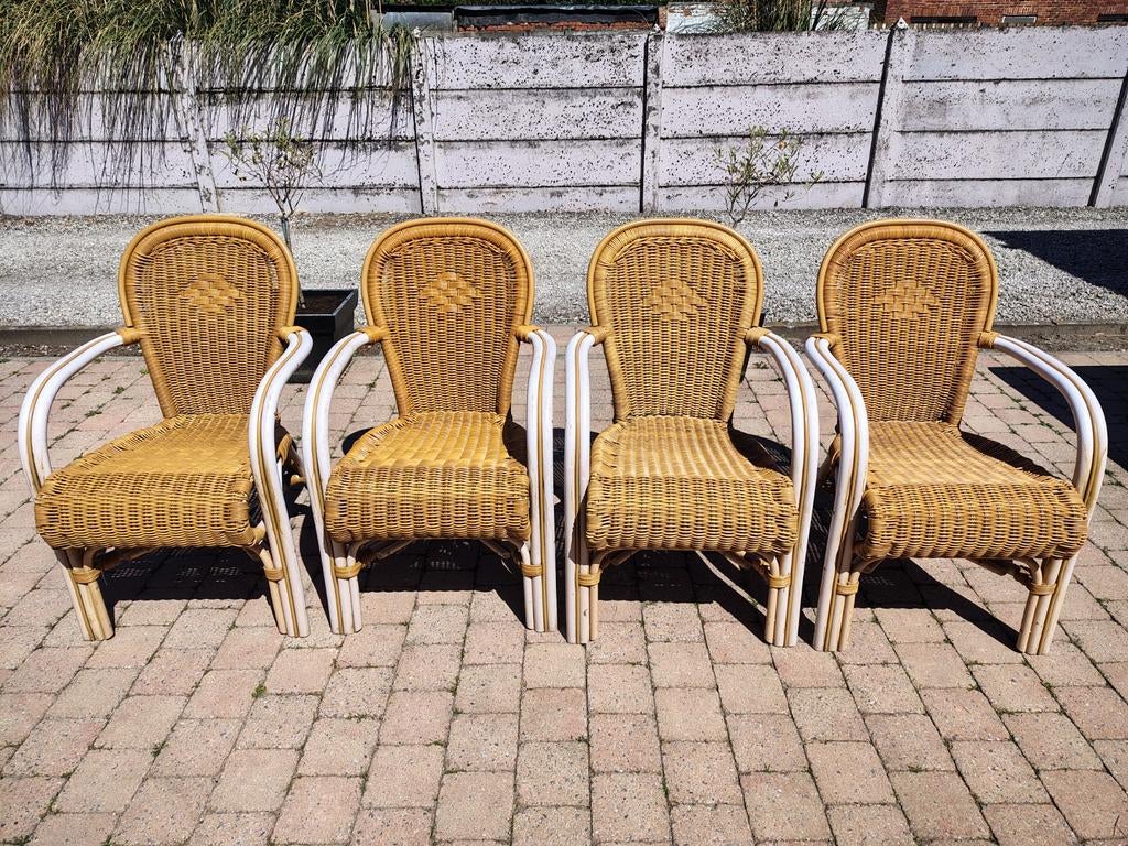 4 terrasstoelen, Ophalen, Gebruikt